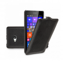 Кожаный чехол флип для Microsoft Lumia 540 Dual Sim