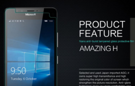 Новое защитное стекло на Microsoft Lumia 950