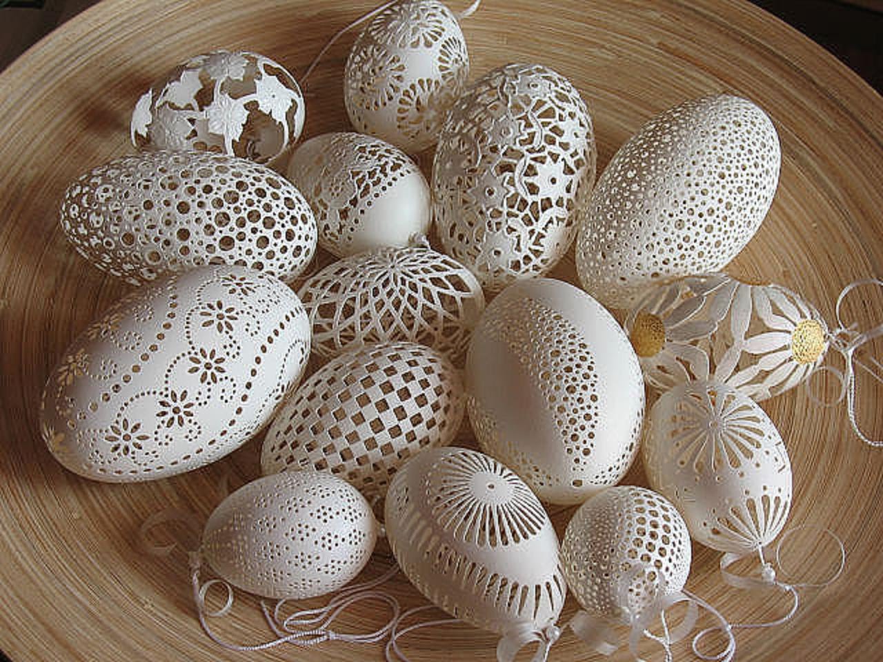 Egg Shell Carving — резьба по яичной скорлупе