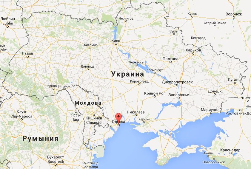Одесса: карта