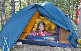 Детский палаточный лагерь