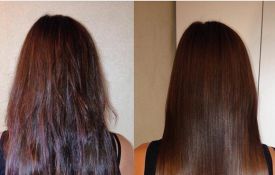 Кератиновое восстановление и выравнивание волос!